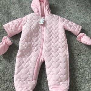 Baby winter onesie coat
